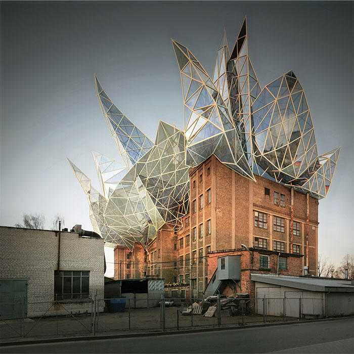 distorted architecture